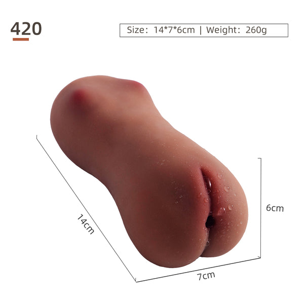 Realistic Love Doll Adult Sex Toy for Men Masturbation E420 Brown-Skin