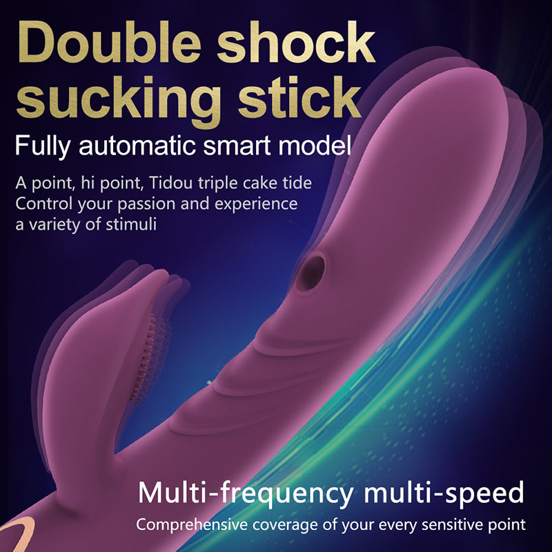 Eve's Fun fully automatic smart vibrator sucking stick with magic beans