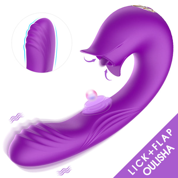 Eve's Fun Tongue lick with sucking vibrator