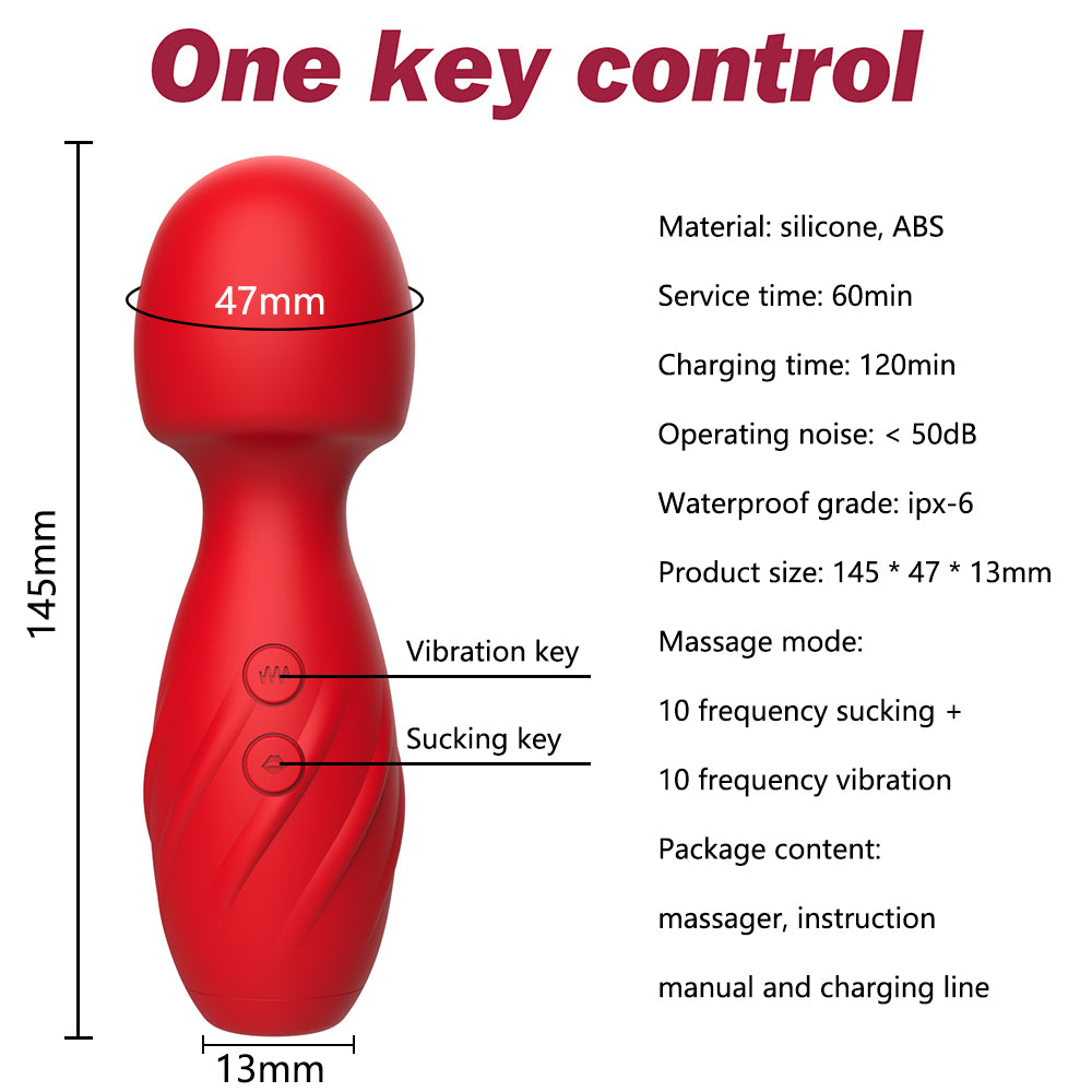 Premium Clitoral vibration Toy 10 Intensity Level Clitoris Suction Massager Clit Vibrator Sex Toy for Women